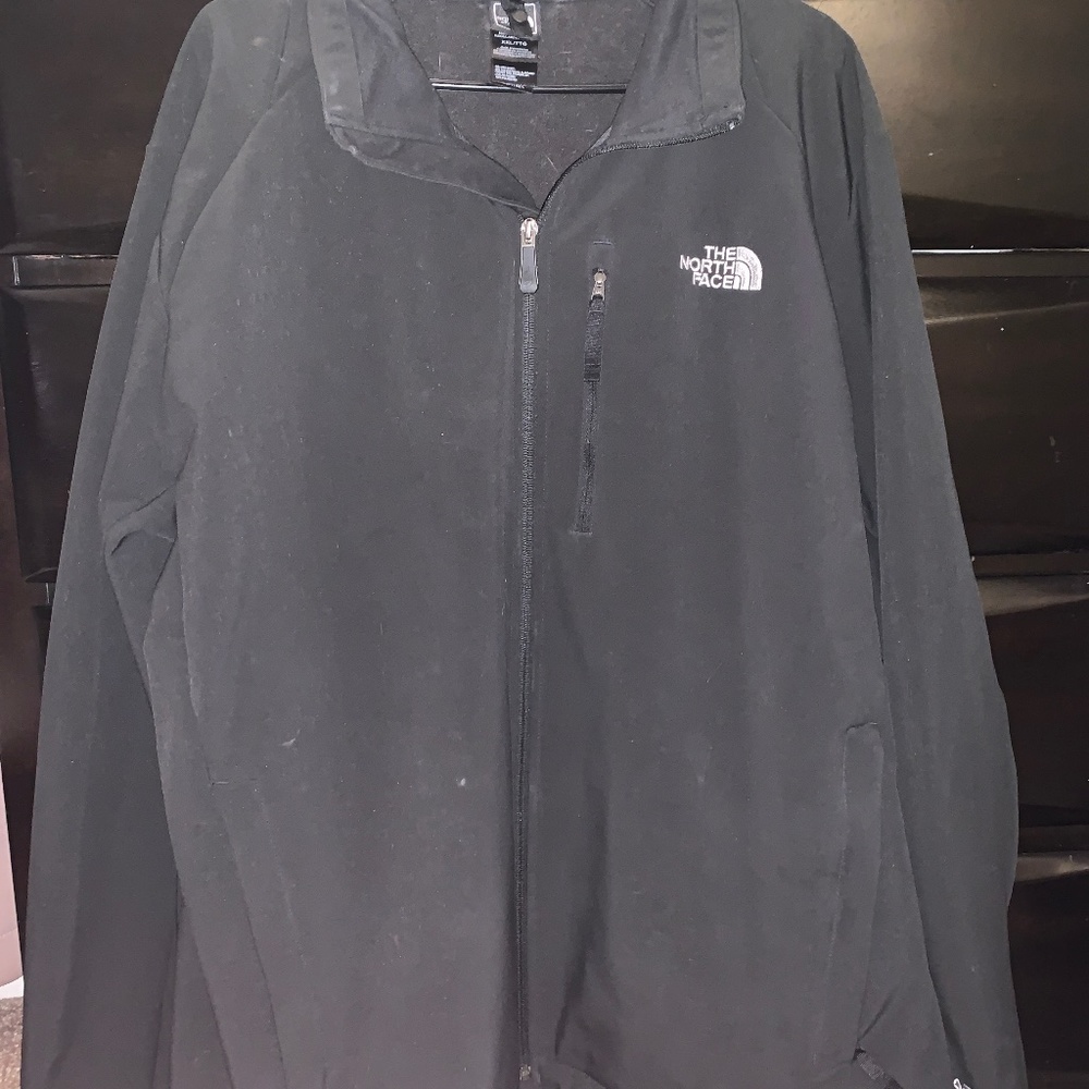 Black Northface Winter Coat Insulated Rain-Proof